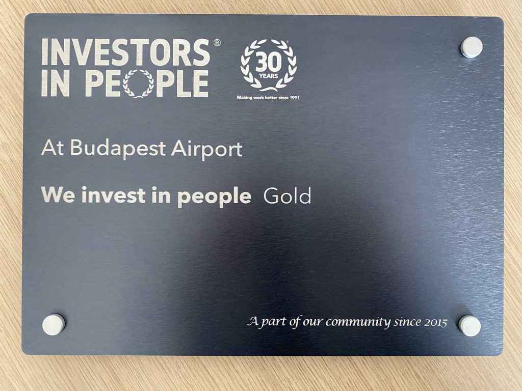 Budapest Airport kiemelkedő munkáltató minősítés